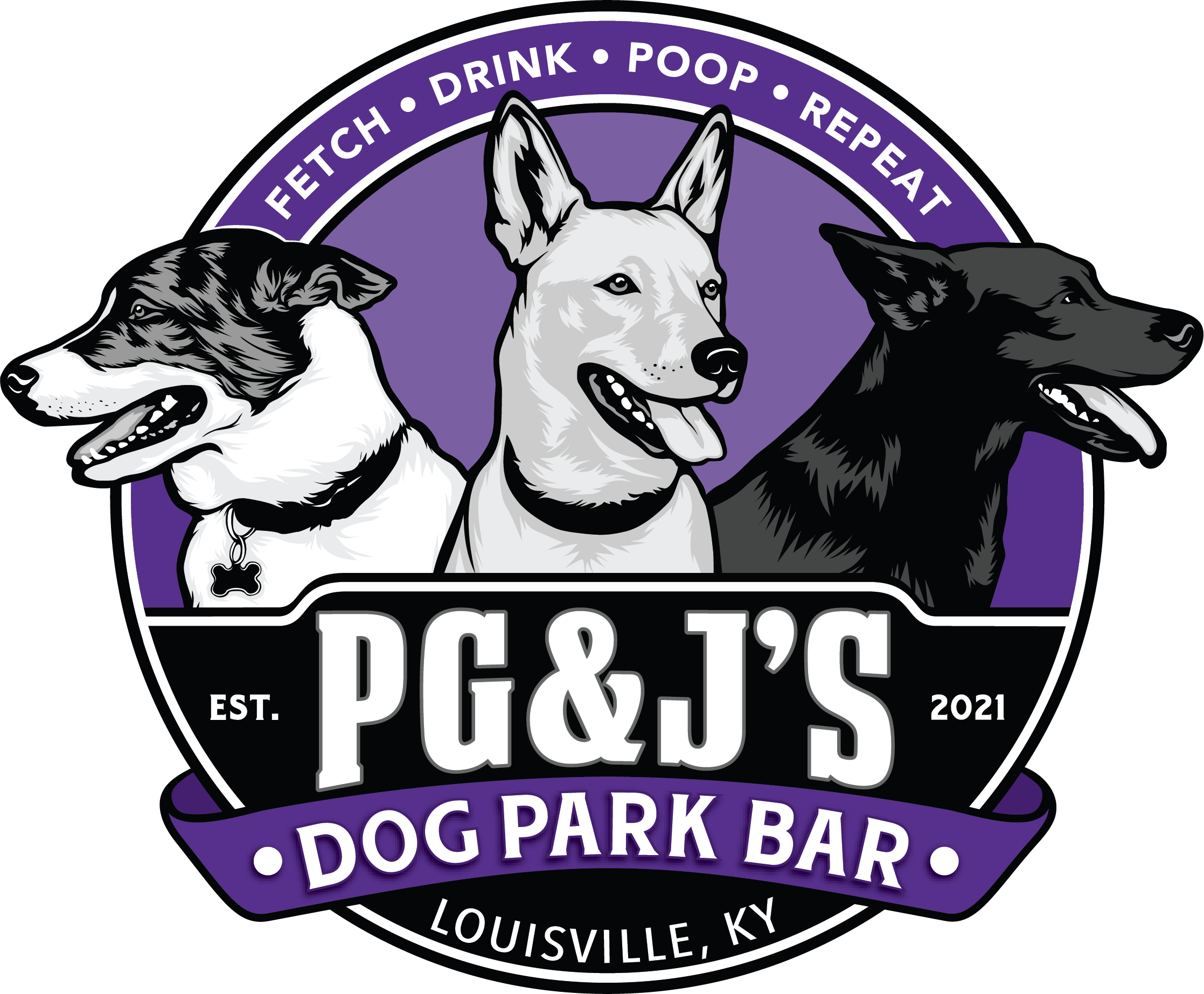 PG&J's Dog Park Bar logo